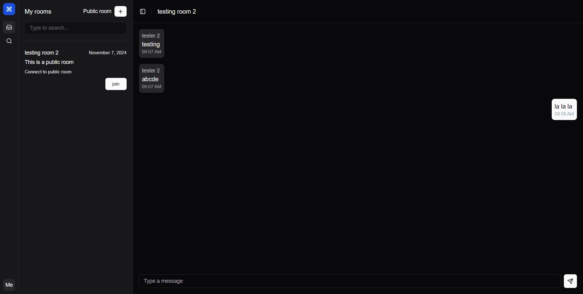 Simple Chat App